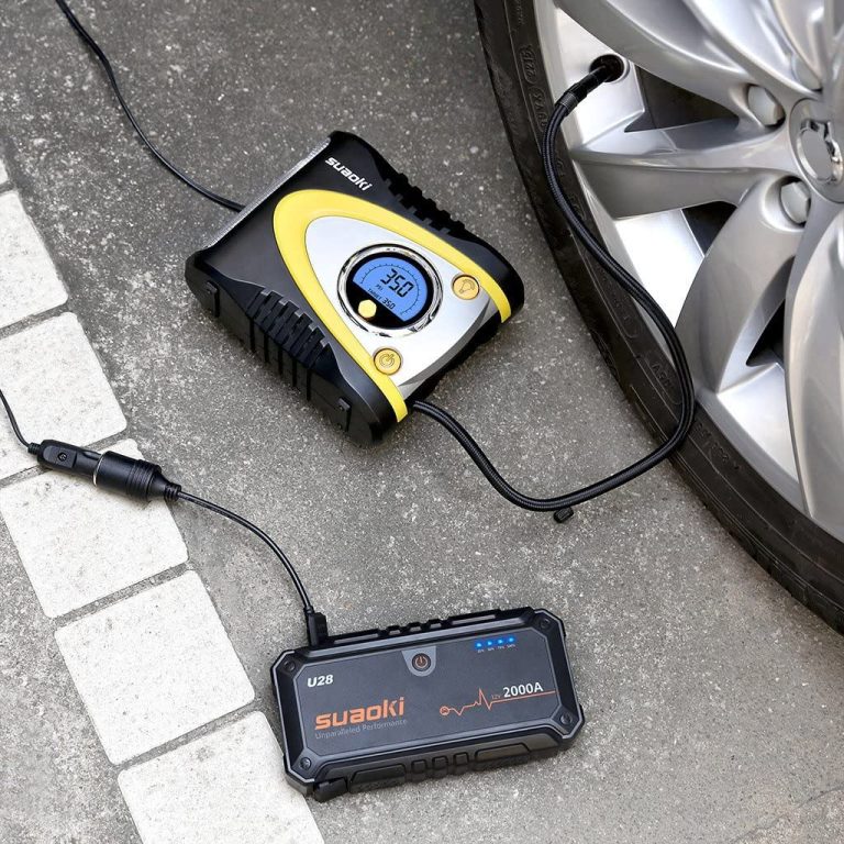 Best Suaoki Jump Starter With Air Compressor Review Everstart Jump