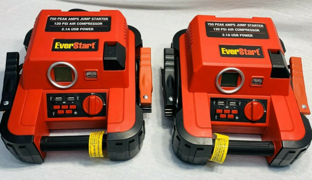 Jump Starter With Air Compressor Everstart Jump Starter