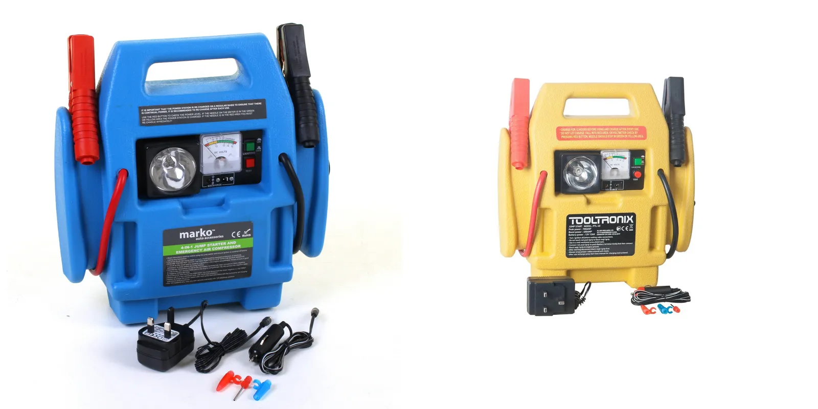 4 In 1 Jump Starter With Air Compressor